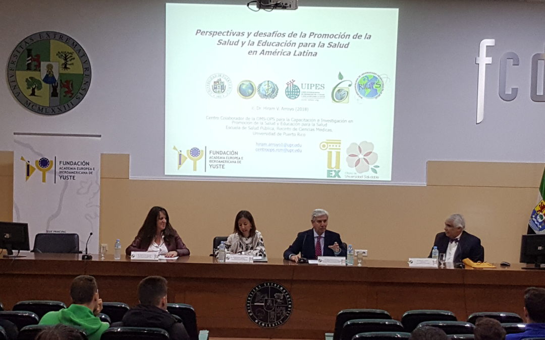 Fundación Yuste programa una conferencia sobre la promoción y la educación para la salud en América Latina
