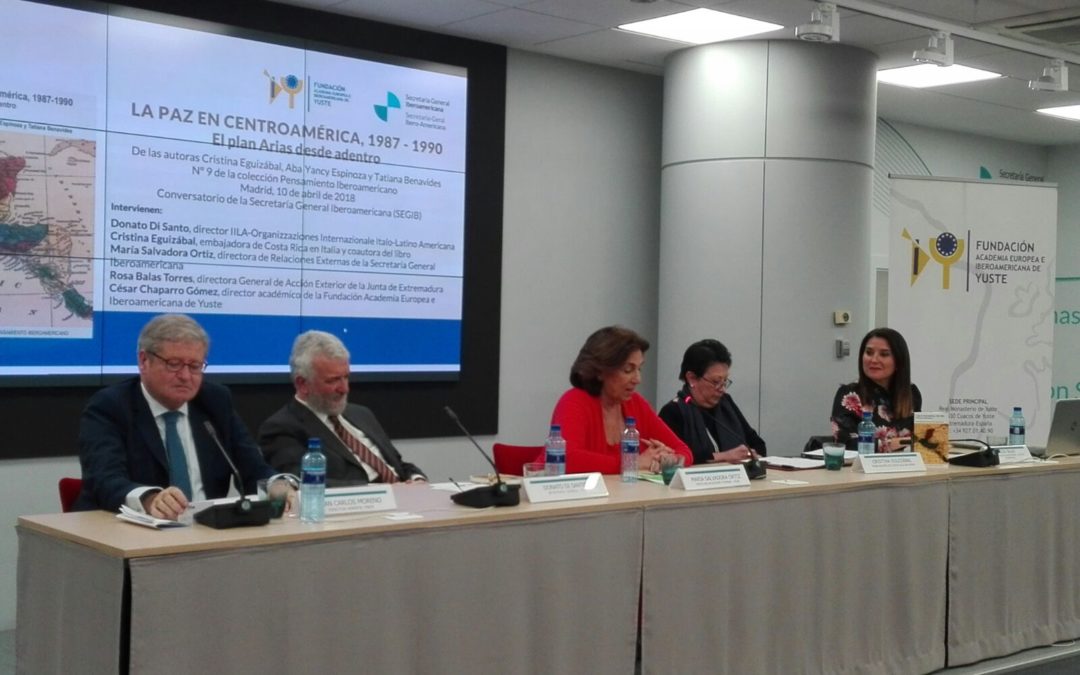 El proceso de paz en Centroamérica a finales de los 80 analizado por un libro presentado por la Fundación Yuste