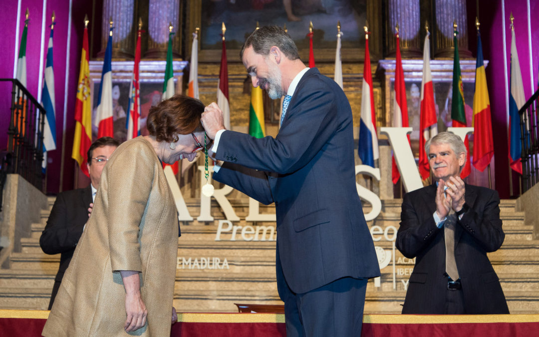 Felipe VI inviste a Rebeca Grynspan, Secretaria General Iberoamericana, como académica de Yuste