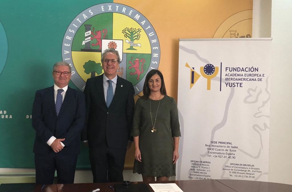 La Fundación Yuste, la Fundación Muñoz-Torrero y la UEx firman un acuerdo de colaboración para la puesta en valor de la figura de Muñoz-Torrero y los valores constitucionales