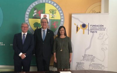 La Fundación Yuste, la Fundación Muñoz-Torrero y la UEx firman un acuerdo de colaboración para la puesta en valor de la figura de Muñoz-Torrero y los valores constitucionales