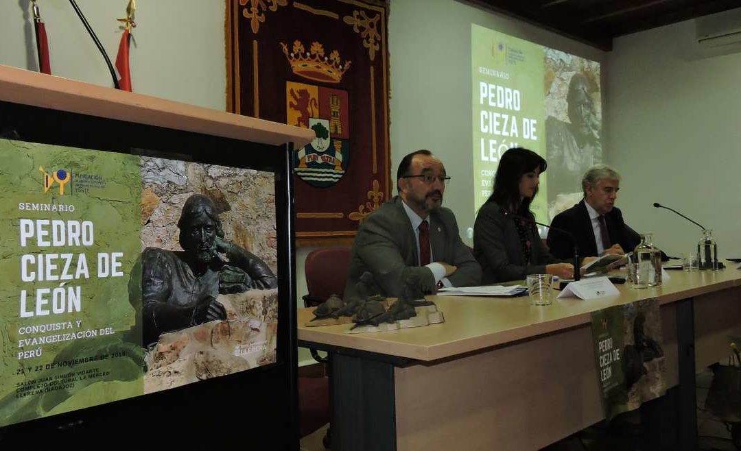 Fundación Yuste analiza la figura de Pedro Cieza de León en Llerena, su ciudad natal