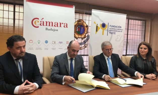 SIGNING OF A COLLABORATION AGREEMENT WITH THE CHAMBER OF COMMERCE OF BADAJOZ