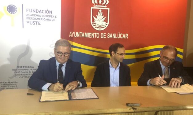 SIGNING OF AN AGREEMENT BETWEEN THE EUROPEAN AND IBERO-AMERICAN ACADEMY OF YUSTE FOUNDATION AND PUERTA DE AMÉRICA FOUNDATION