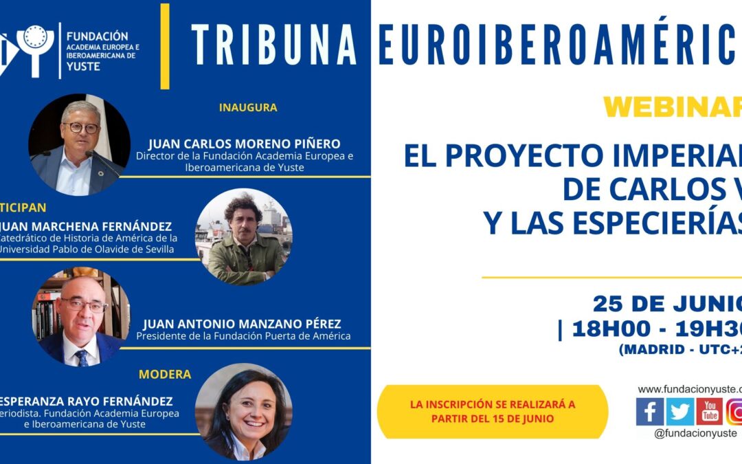 WEBINAR. El proyecto Imperial de Carlos V y las especierías