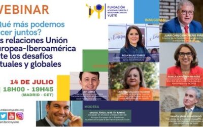 Webinar. ¿Qué más podemos hacer juntos? Las relaciones Unión Europea-Iberoamérica ante los desafíos actuales y globales