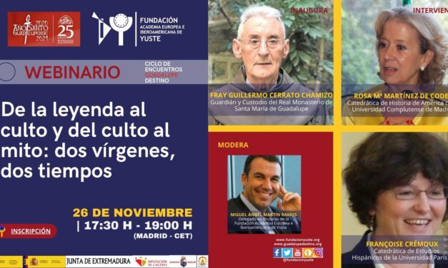 WEBINARIO “De la leyenda al culto y del culto al mito: dos vírgenes, dos tiempos»