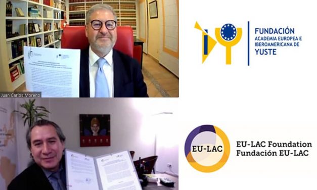 La Fundación Yuste y La Fundación Internacional EU-LAC firman un convenio de colaboración para desarrollar actividades que vinculen a los paises de la Unión Europea, América Latina y el Caribe