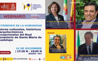 Federico Mayor Zaragoza cierra el ciclo de encuentros ‘Guadalupe Destino’ organizado por la Fundación Yuste