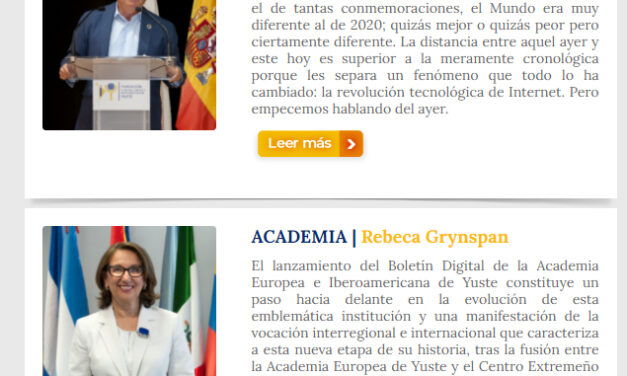 Boletín de la Academia de Yuste 2020