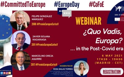 Yuste Foundation Brings Felipe González, Javier Solana and Marcelino Oreja Together in Order to Discuss the Future of Europe