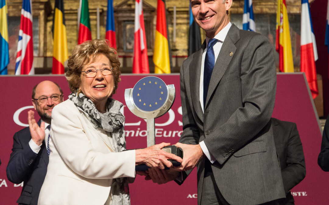 La Fundación Yuste lamenta el fallecimiento de Sofia Corradi, Premio Europeo Carlos V