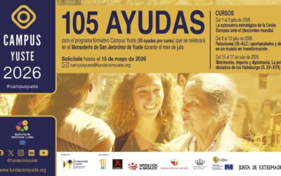La Fundación Yuste oferta 105 ayudas para los cursos de verano de Campus Yuste