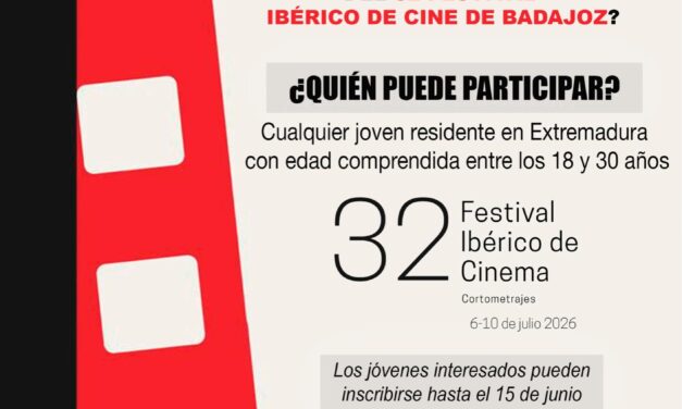 La Fundación Yuste y el Festival Ibérico de Cine abren el plazo de inscripción para formar parte del Jurado Joven del 32º Festival Ibérico de Cine