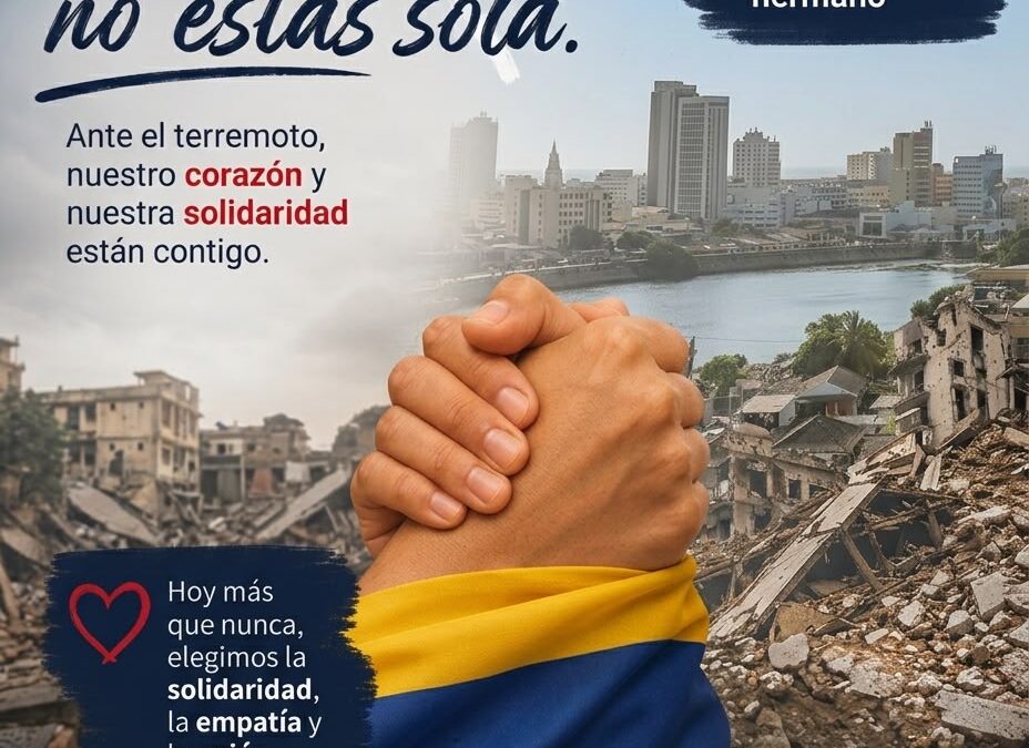 La Fundación Yuste muestra su solidaridad con el pueblo colombiano tras el terremoto