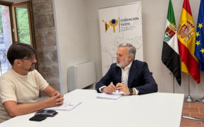 El director de la Fundación Yuste continúa su ronda de contactos con agentes de la comarca del Campo Arañuelo